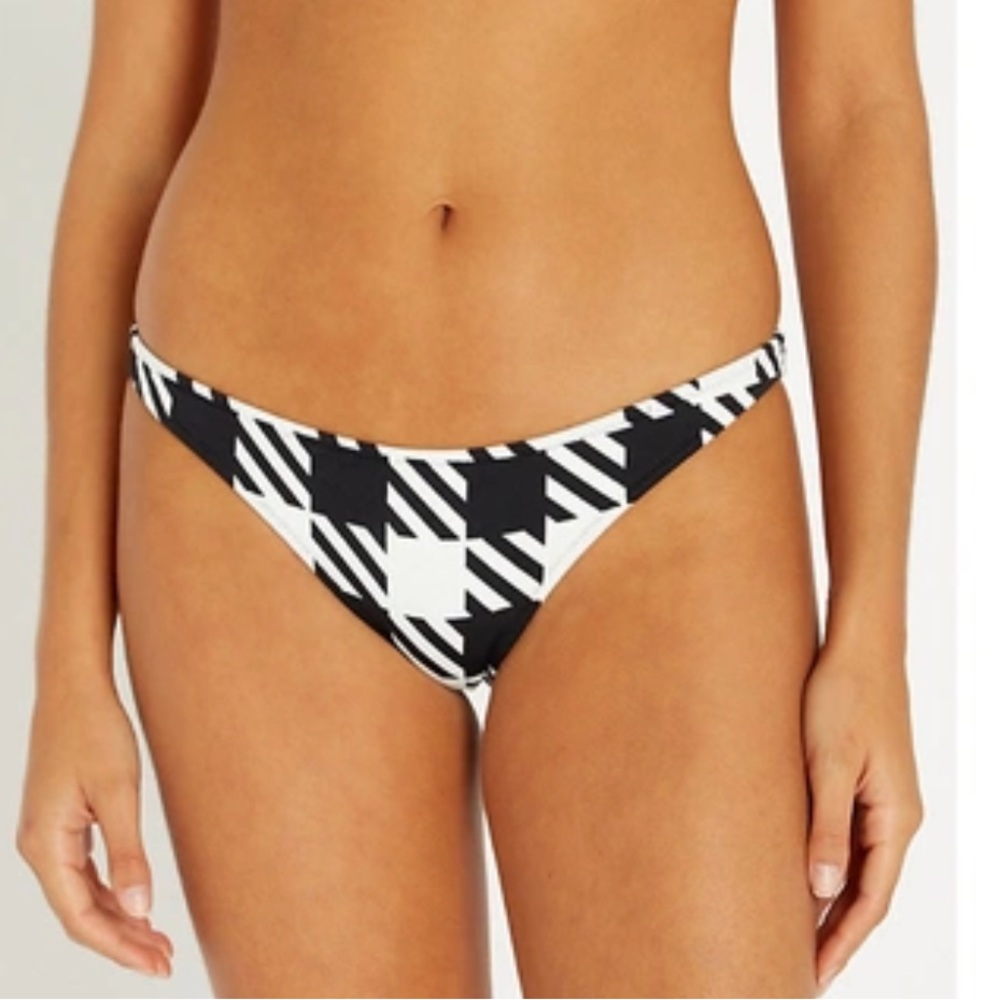 Solid And Striped Rachel Houndstooth Bikini Bottom - image 1